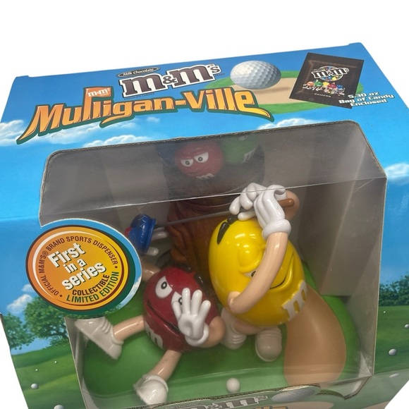 M&Ms Mulligan-Ville Candy Dispenser Golf Limited Edition First In Series New - Picture 6 of 15